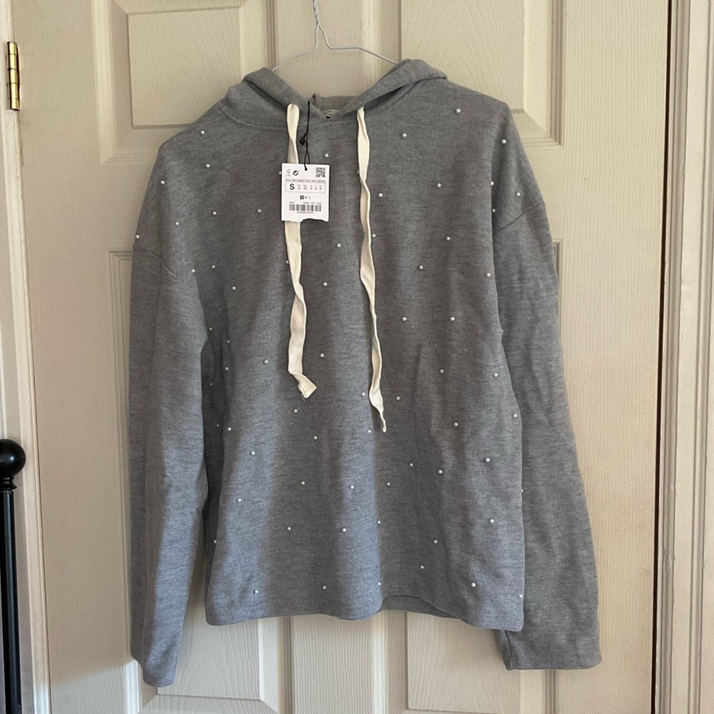 Grey Pearl Hoodie